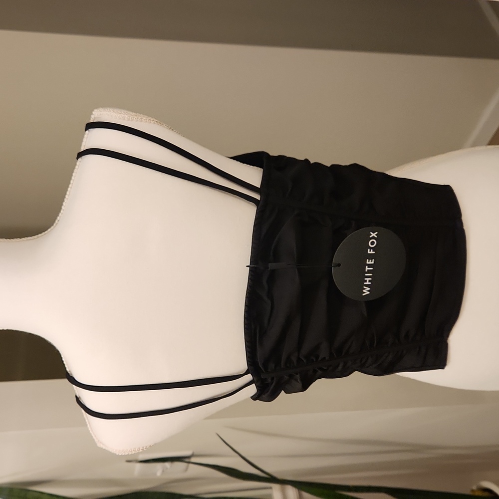 White Fox Stuck In My Ways Bustier Corset Goth Black Size L - Picture 5 of 16